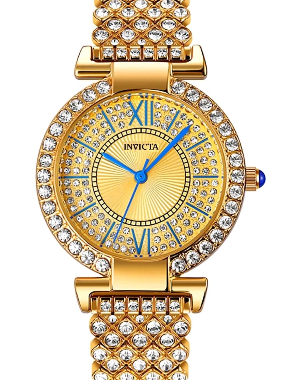 Invicta Celestial Lady 32mm Gold Crystal-Accent Bracelet Watch - Picture 5 of 5